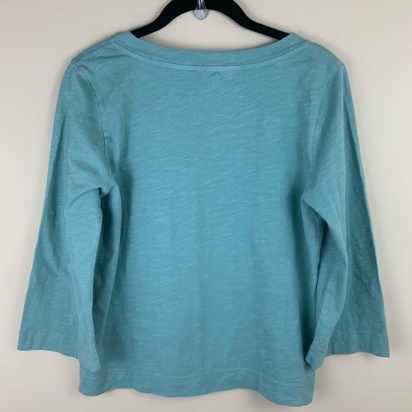 Anthropologie t.la v neck quarter sleeve tunic top - Picture 2 of 8